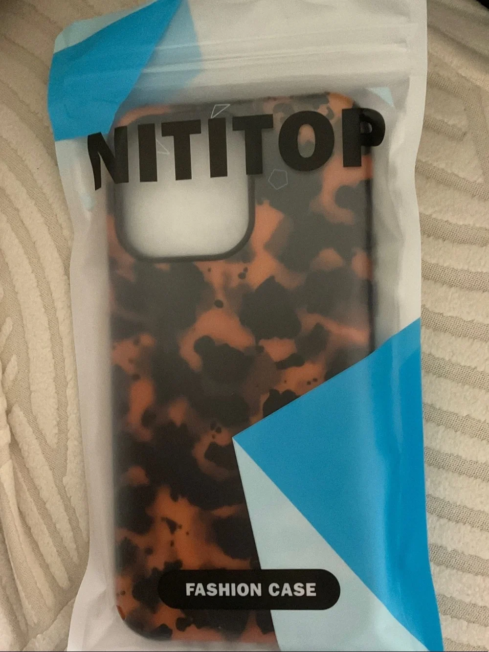 Brown & Black Tortoiseshell Phone 14 pro max  Case